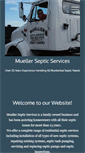 Mobile Screenshot of muellersepticservices.com